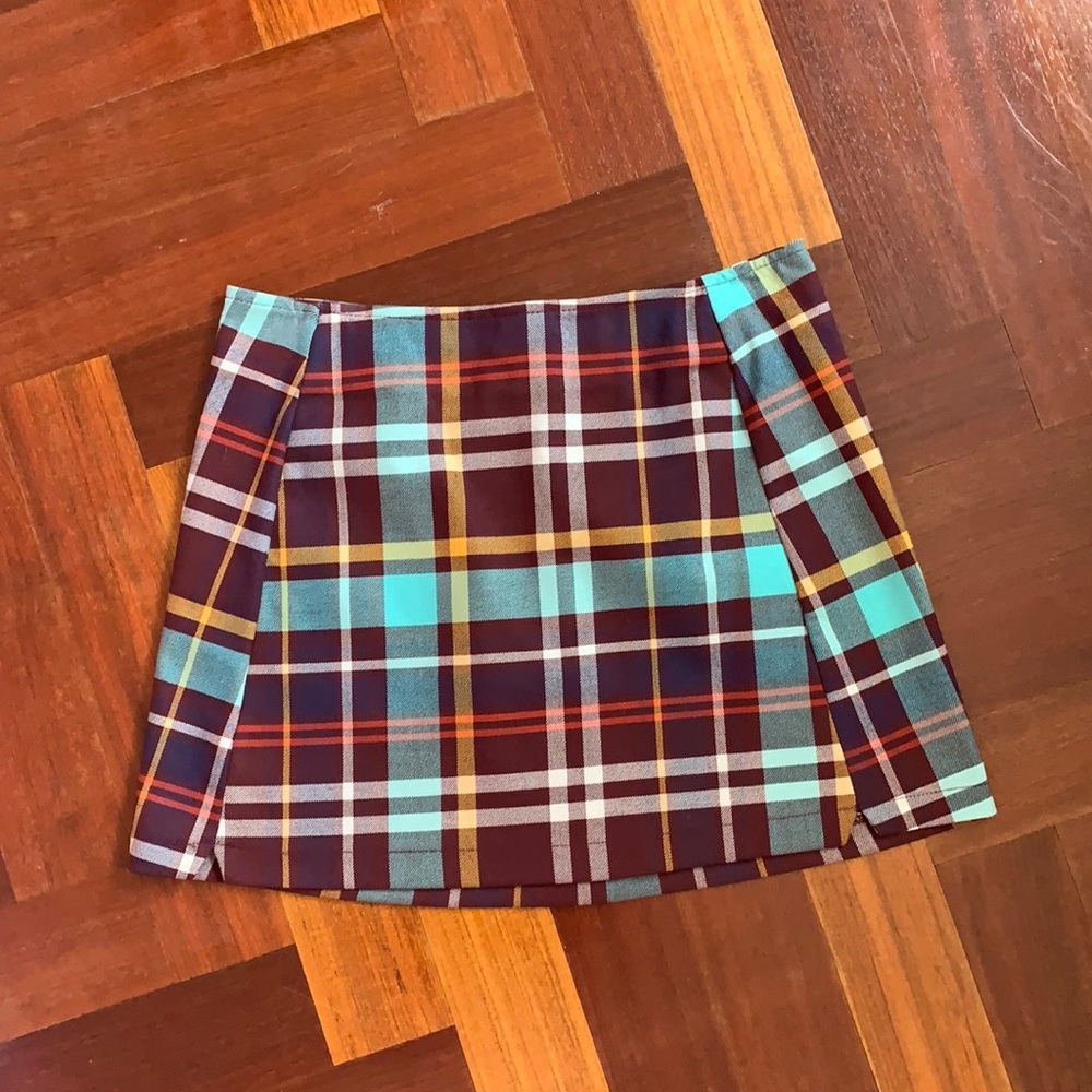 Plaid skirt